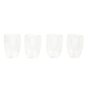 Living & Co Double Wall Glass Mug Clear