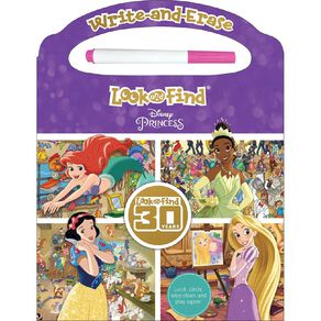 Disney Princess: Wipe Clean Look & Find