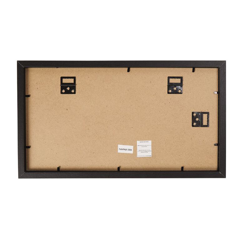 Living & Co Premium Collage Frame 3 Opening Black 4in x 6in, Black, hi-res
