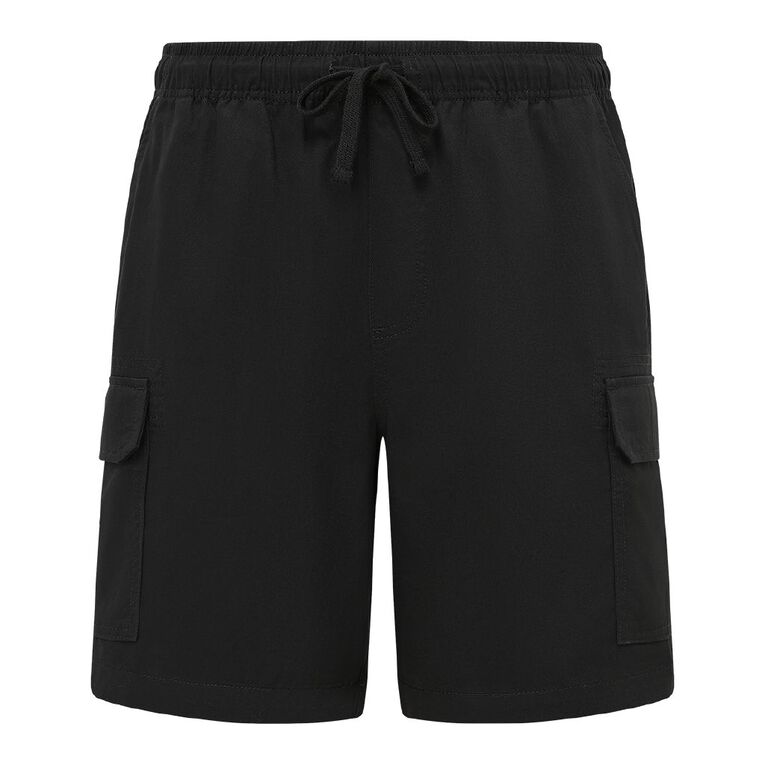 H&H Men's Cargo Shorts, Black, hi-res