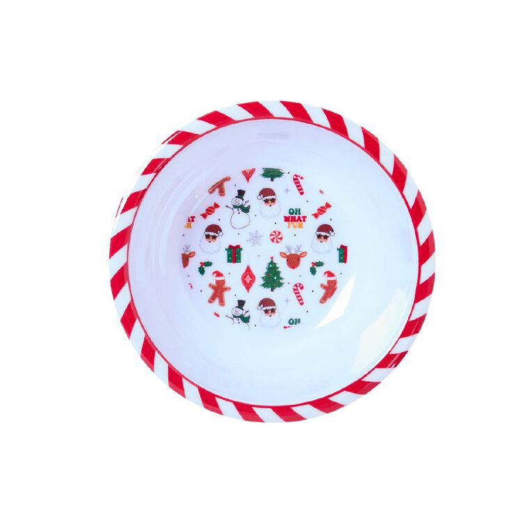 Wonderland Merry Christmas Kids Melamine Bowl Assorted, , hi-res