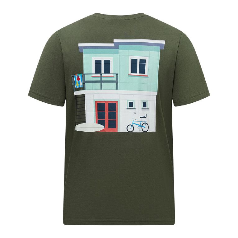 Glenn Jones Men's Tee, Green Dark, hi-res