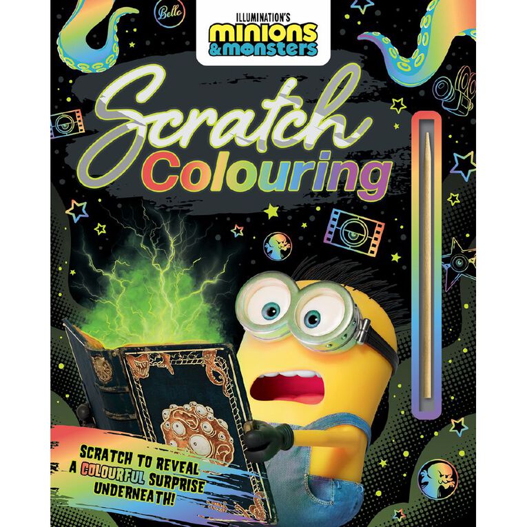 Universal: Minions And Monsters Scratch Colouring, , hi-res