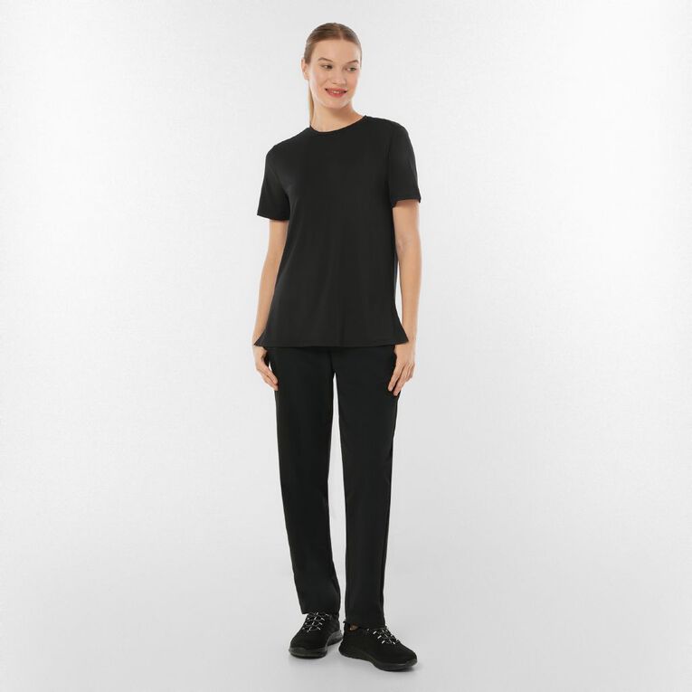 Active Intent Women's Stretch Tech Pants, Black, hi-res