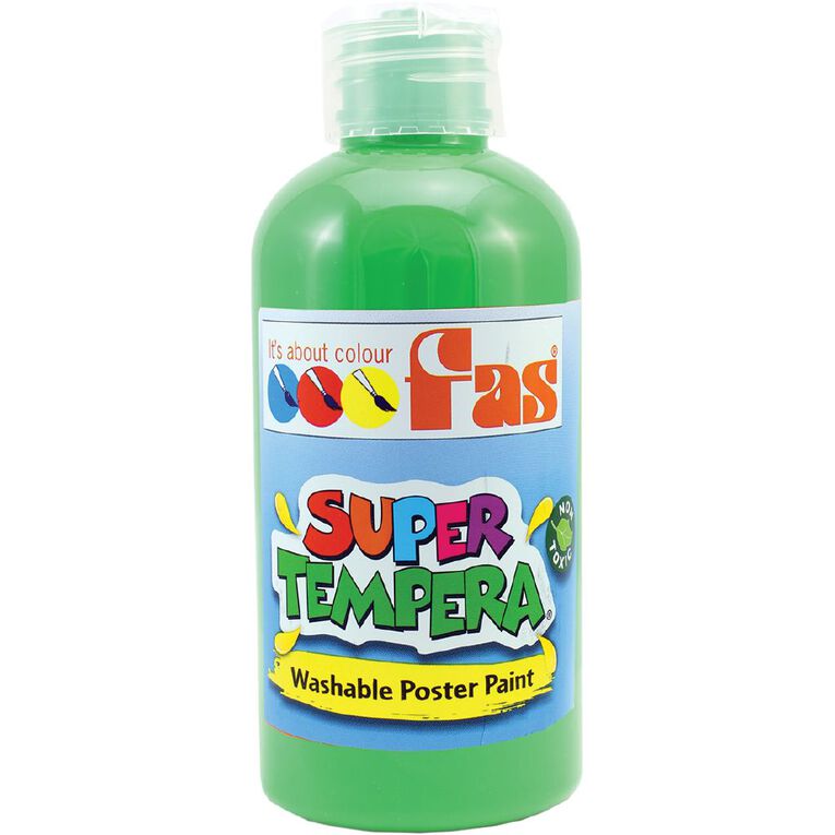 FAS Paint Super Tempera 250ml Green Mid, , hi-res