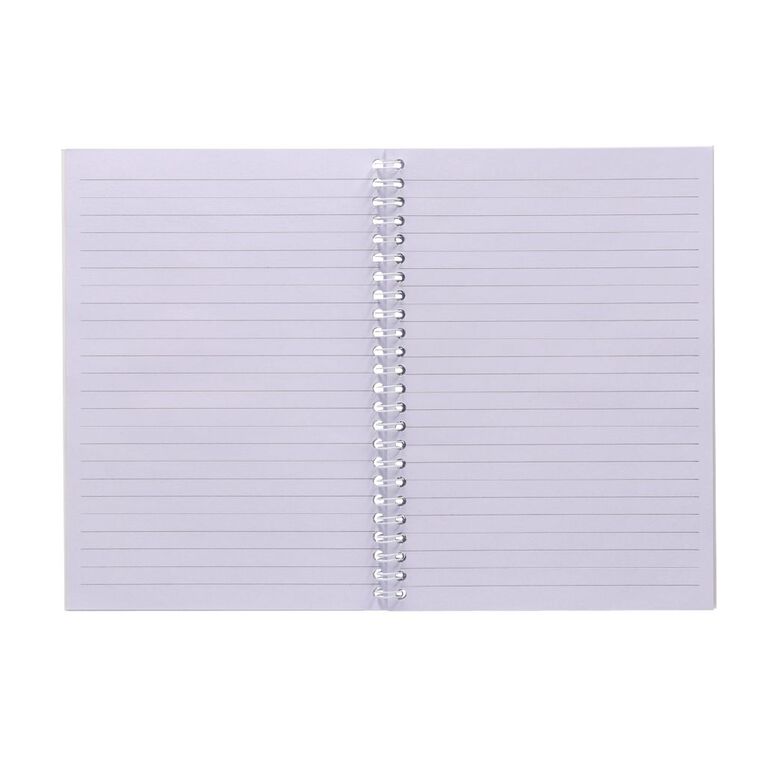 WS Spiral Floral Cover Notebook A5, , hi-res