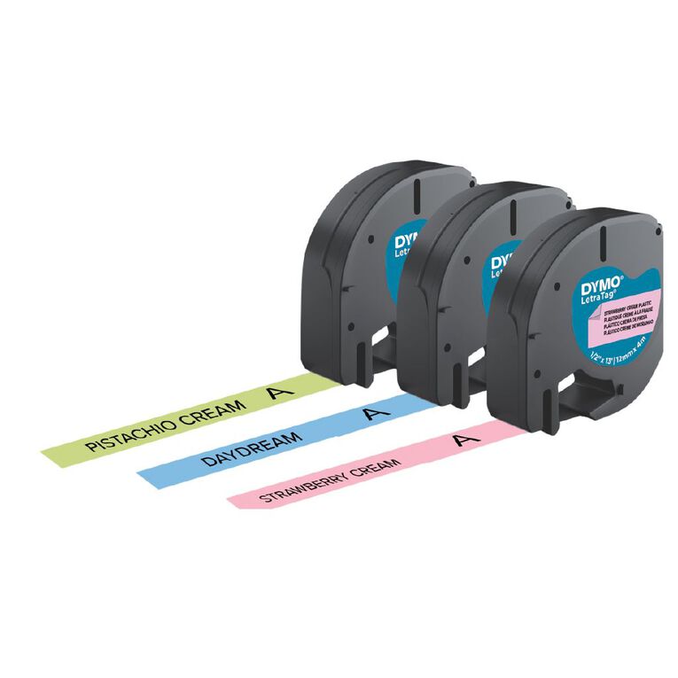 Dymo Letratag Pastels 3 Pack, , hi-res