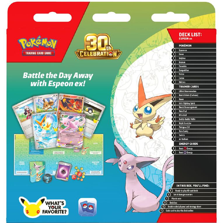 Pokemon TCG 30th Celebration Build & Battle Box -2 per Customer, , hi-res