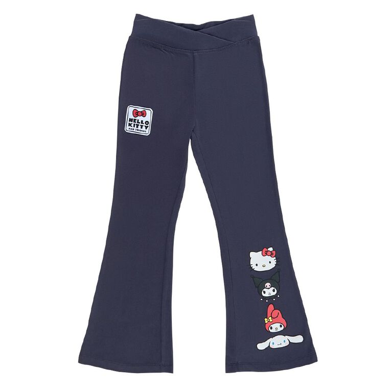 Hello Kitty V-Front Flare Leggings, Grey Dark, hi-res