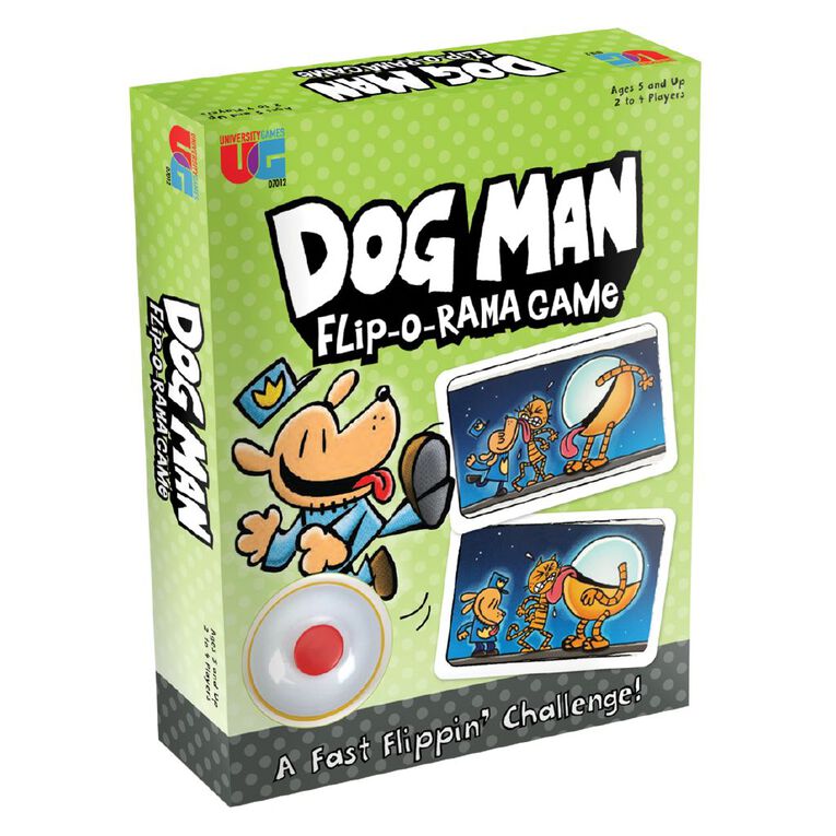 Dog Man Dog Man Flip-O-Rama Game, , hi-res