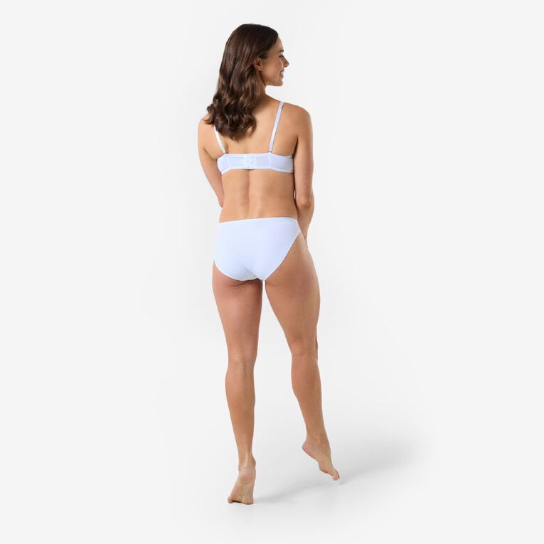 H&H Women's Strapless Bra, White, hi-res