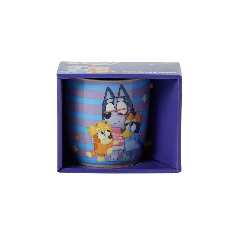 Bluey Christmas Ceramic Mug Blue, , hi-res