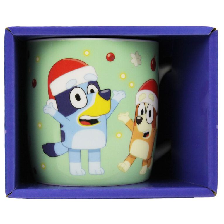Bluey Novelty Christmas Mug Green, , hi-res
