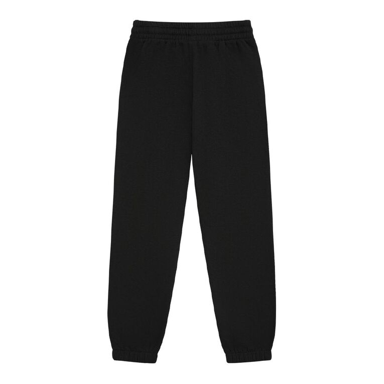 Young Original Kids' Plain Trackpants, Black, hi-res