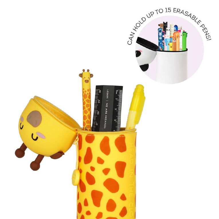 Legami 2-in-1 Silicone Pencil Case Kawaii Giraffe, , hi-res