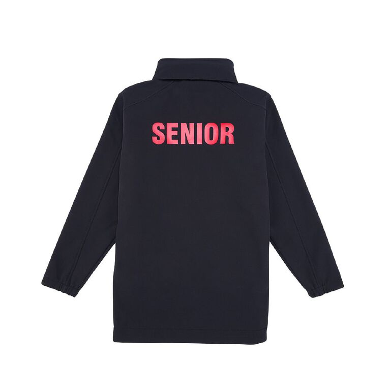 Schooltex Marshland School Senior Jacket with Embroidery, Black, hi-res