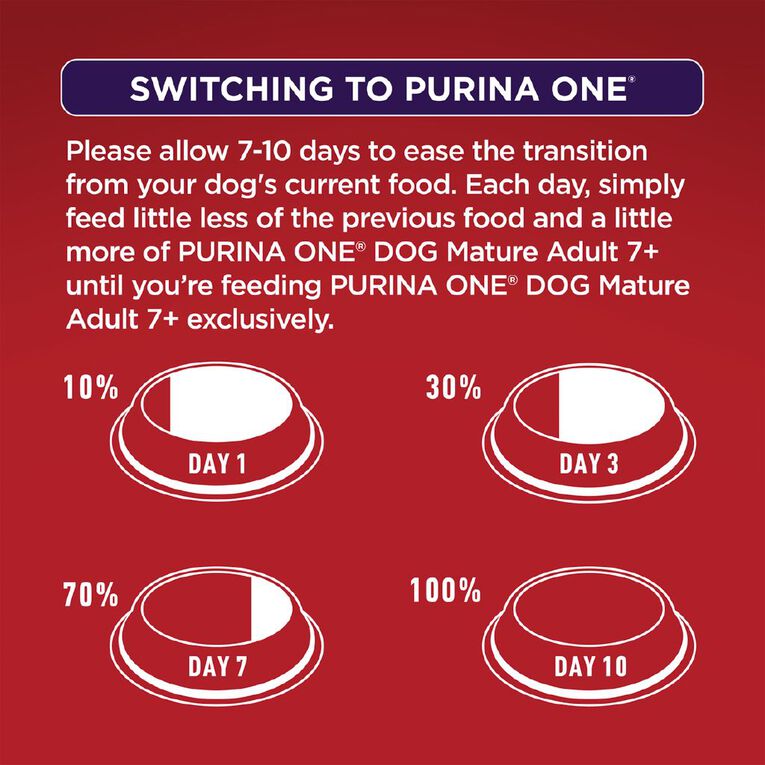 PURINA ONE Mature Adult 7+ Dry Dog Food 2.5kg, , hi-res