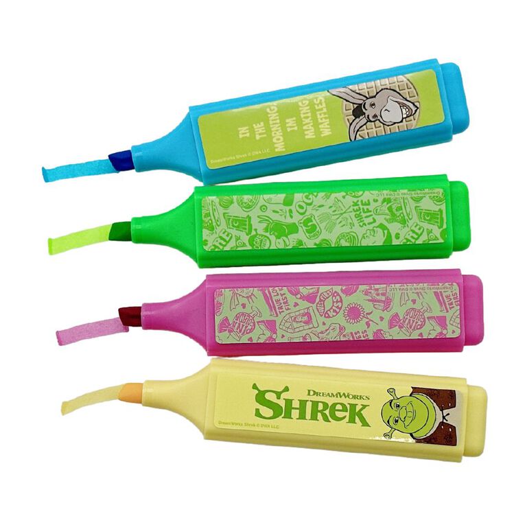 Shrek Highlighters 4 Pack, , hi-res