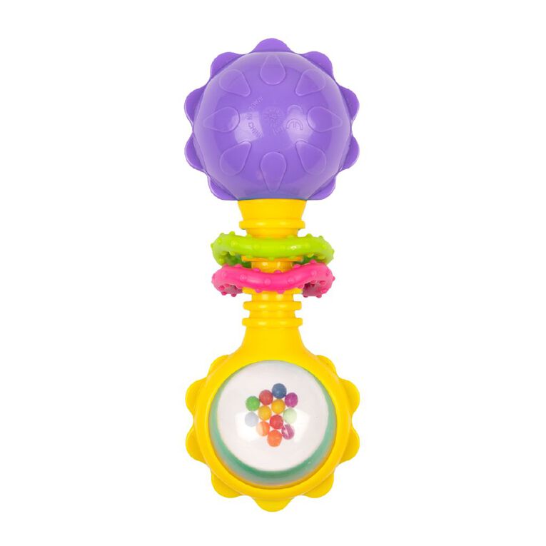 Playgro Twisting Barbell Rattle Assorted, , hi-res