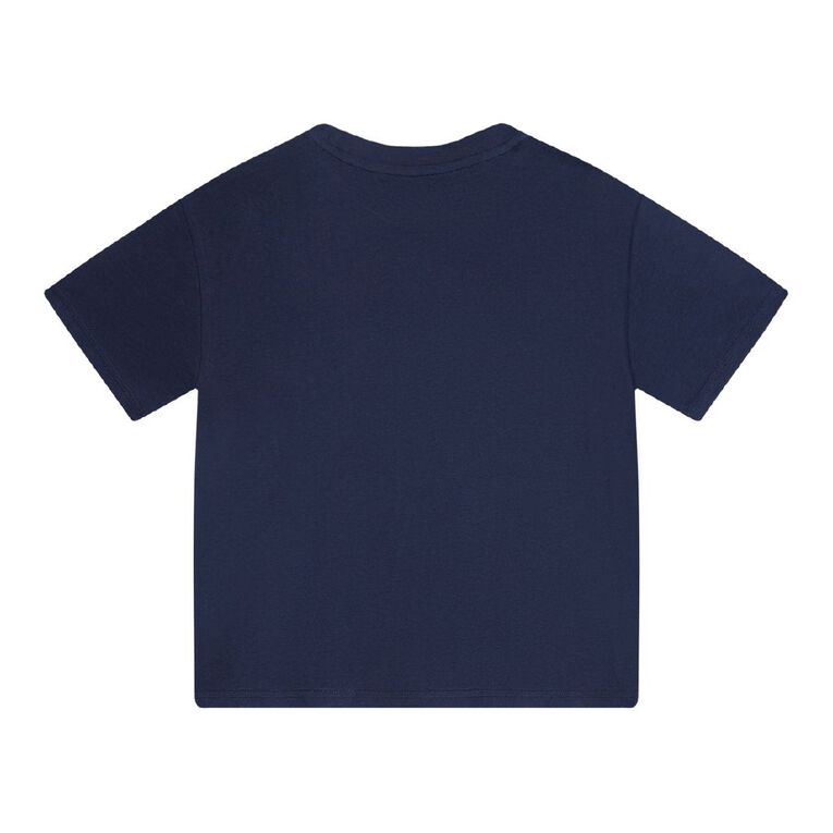 Young Original Short Sleeve Relaxed Print Tee, Blue Dark, hi-res