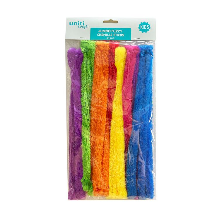 Uniti Jumbo Fuzzy Chenille Sticks, , hi-res
