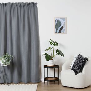 Living & Co Studio Curtains Charcoal