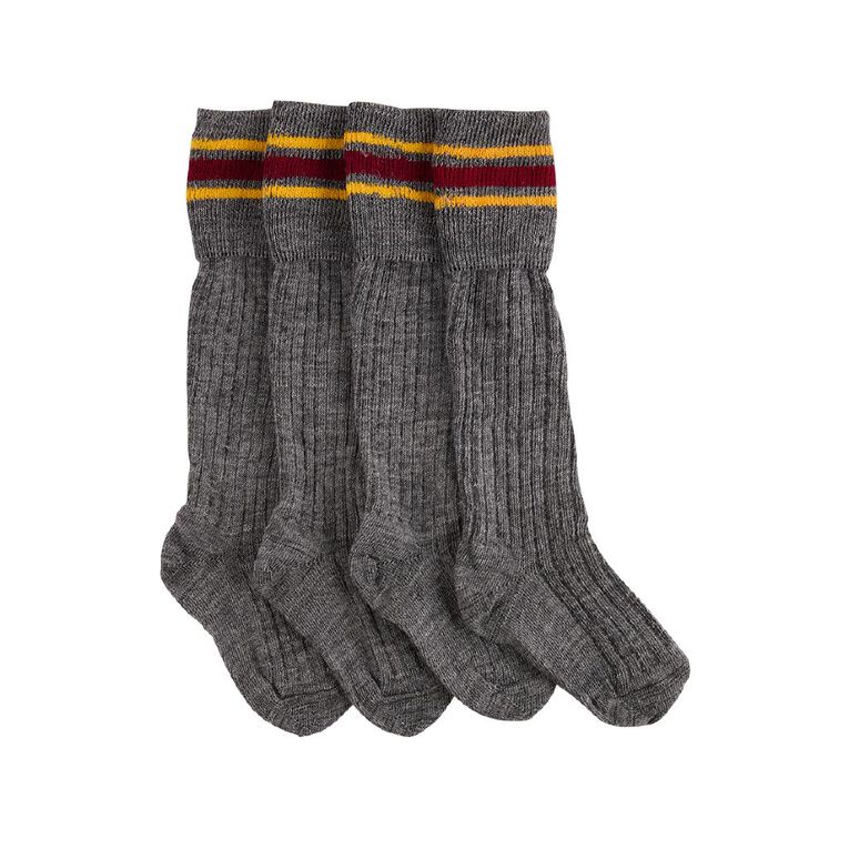 Schooltex Striped School Socks 2 Pack, Schooltex Sock A16, hi-res