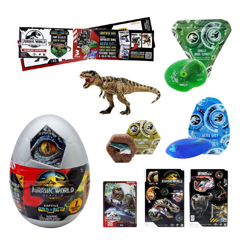 Jurassic World Rebirth Captivz Surprise Egg, , hi-res