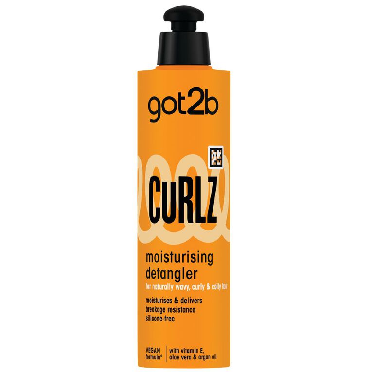Schwarzkopf Got2b Curlz Moisturizing Detangler 200ml, , hi-res