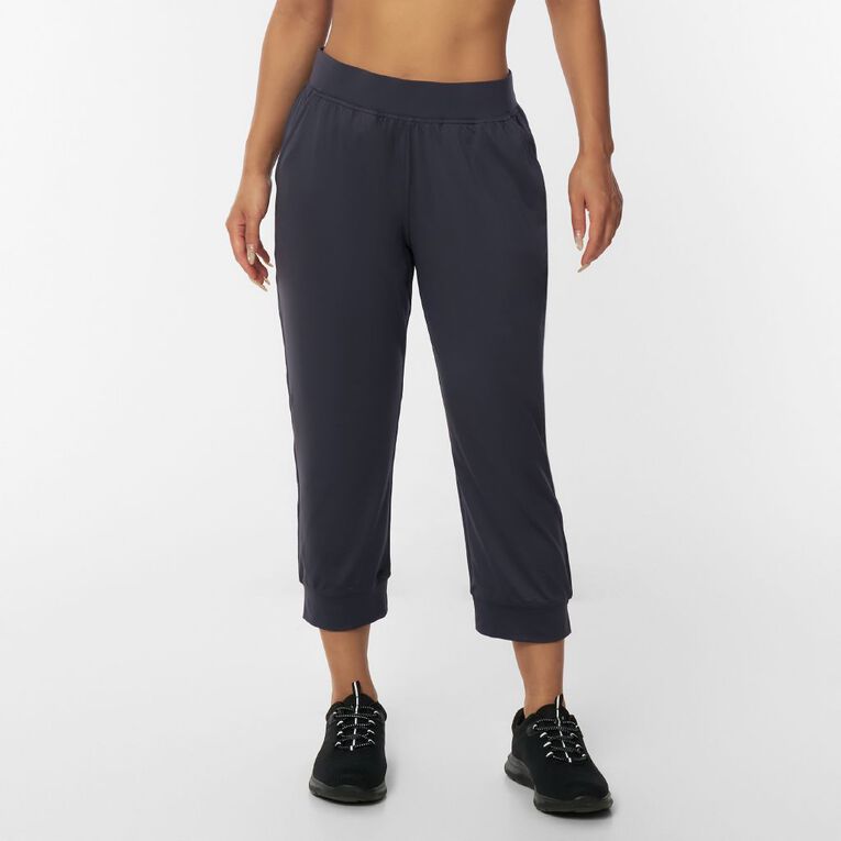 Active Intent Women's Cropped Joggers, Grey Mid, hi-res