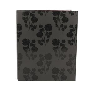 Uniti Stationery Urban Noir A4 Folder Black Roses