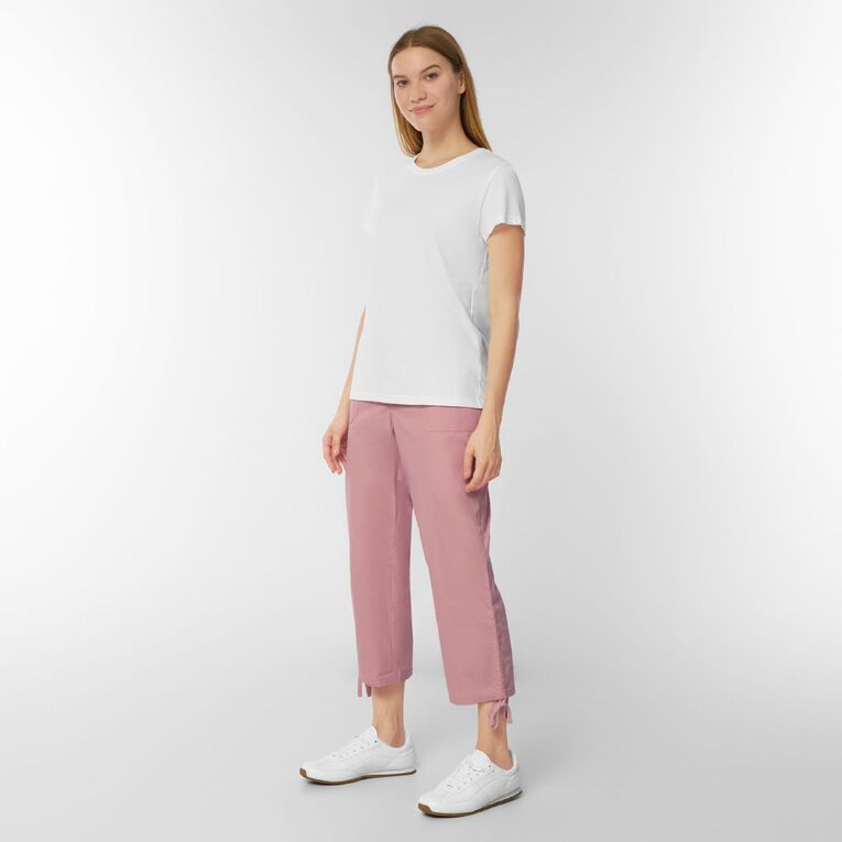 H&H Women's Rouched Hem Pants, Pink Light, hi-res