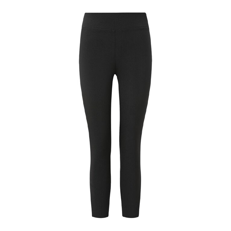 H&H Women's Bengaline Straight Leg Pants, Black, hi-res