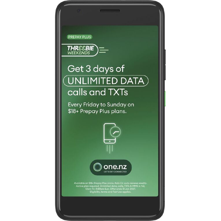 One NZ Smart E25 4G Locked with One NZ SIM Black, , hi-res