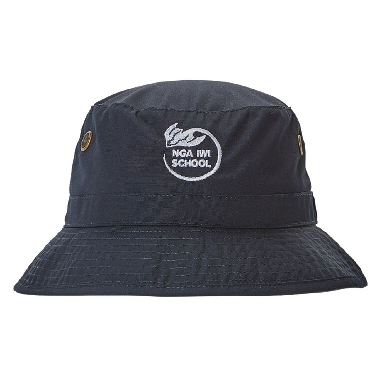 Schooltex Nga Iwi Bucket Hat with Embroidery, Navy, hi-res