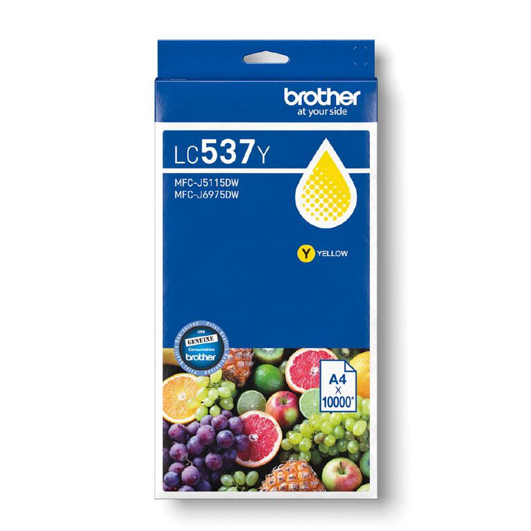 Brother LC537 Ink Yellow 10000 Pages, , hi-res