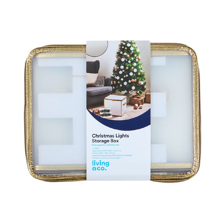Living & Co Christmas Lights Storage Box, , hi-res