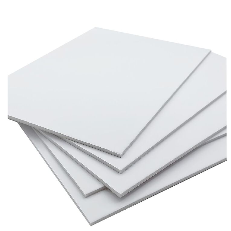 Uniti Foamboard 5mm A3 5 Pack White, , hi-res