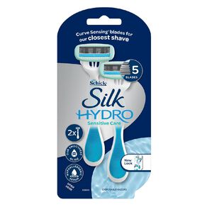 Schick Hydro Silk Women's Disposable Razors 2 Pack