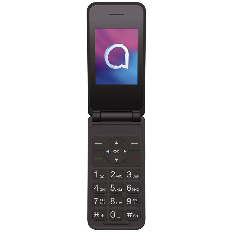 One NZ Alcatel 30.82  Flip 4G Locked Bundle - Grey, , hi-res