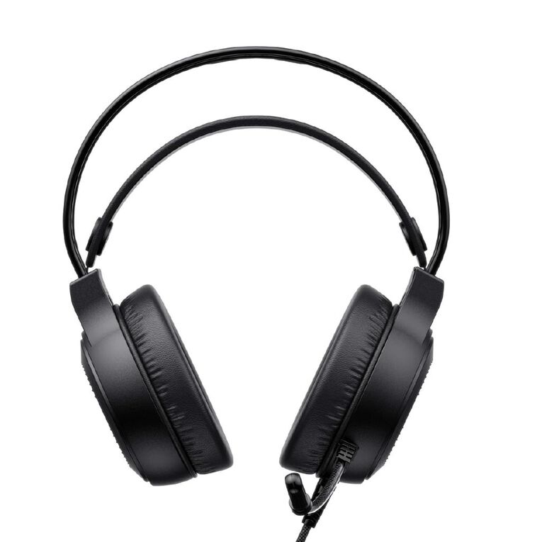 Gamenote 50mm RGB Headset Black DBL Band H2040D Black/Blue, , hi-res