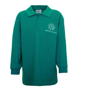 Schooltex Malfroy School Long Sleeve Polo with Screenprint