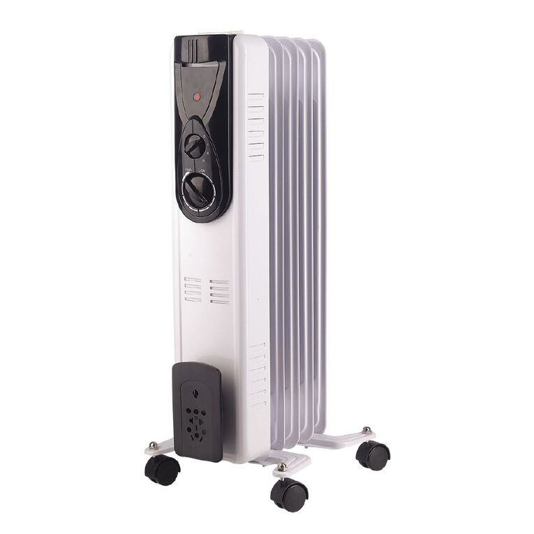 Living & Co 1000W 5 Fin Oil Heater, , hi-res