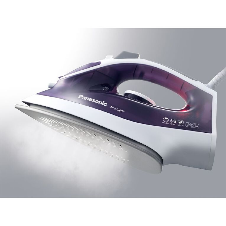 Panasonic Titanium Soleplate Steam Iron 1800W NIM300TVSJ The Warehouse