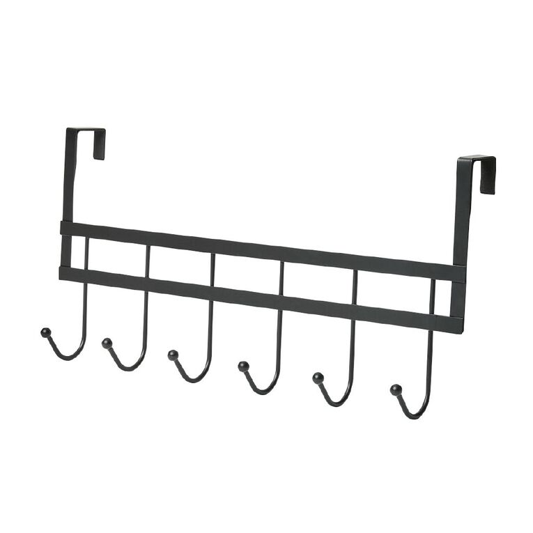 Living & Co Over The Door Hook Black, , hi-res