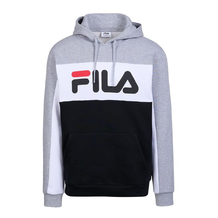 Fila Men's Nolita Hood Sweat, Grey Marle, hi-res
