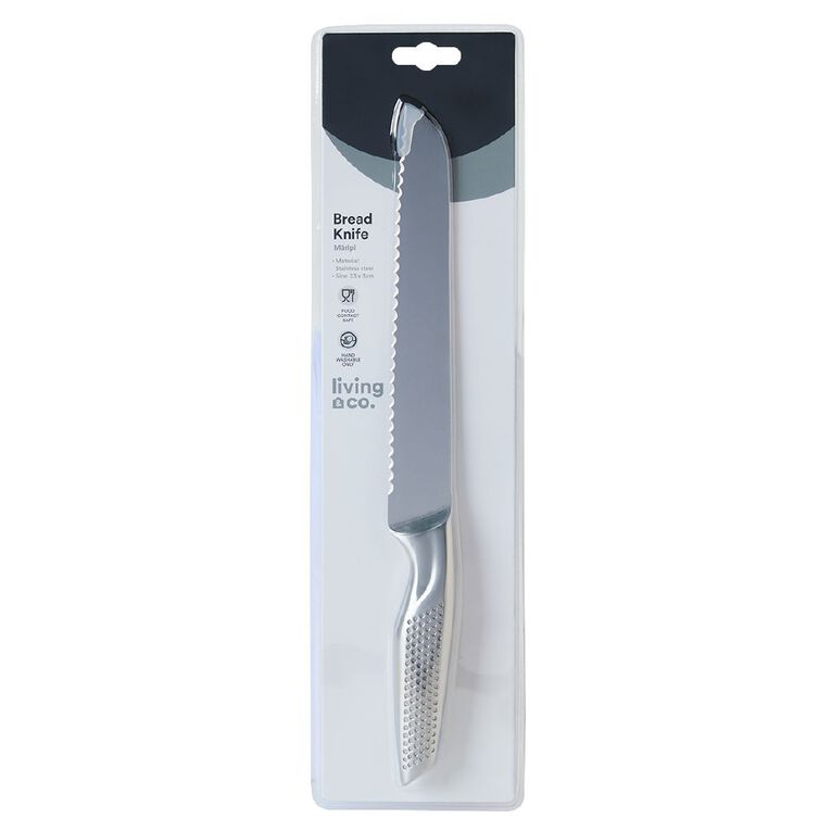 Living & Co Stainless Steel Bread Knife, , hi-res