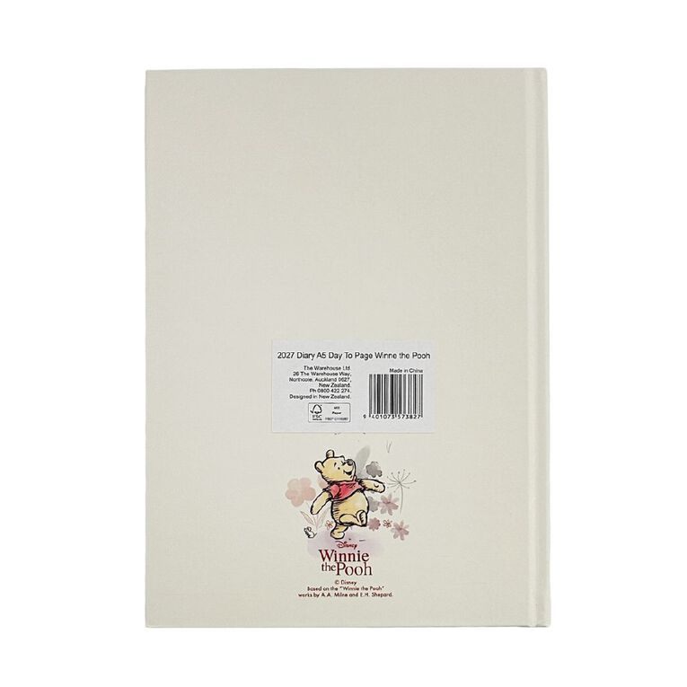 Winnie the Pooh 2027 Diary Date To Page A5, , hi-res