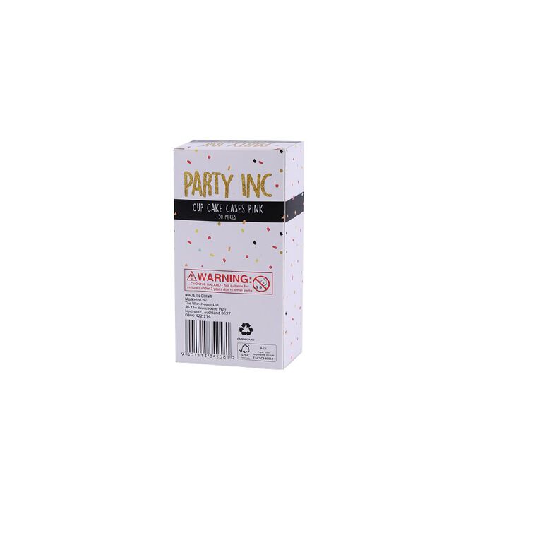 Party Inc Cupcake Cases Pink, , hi-res