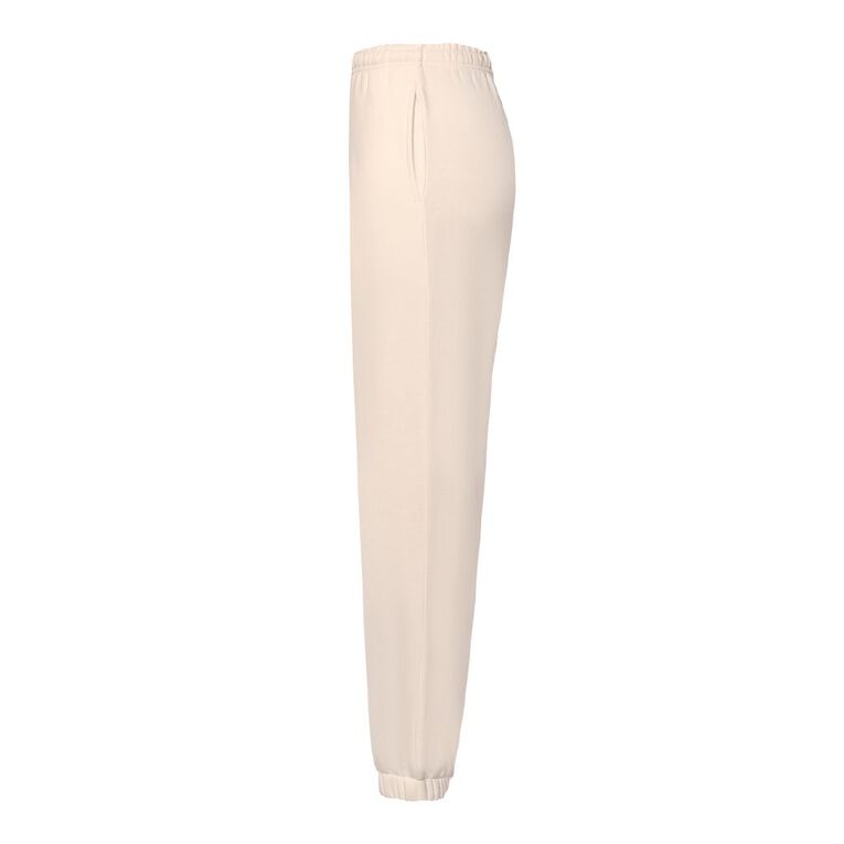 H&H Women's Essential Trackpants, Cream, hi-res
